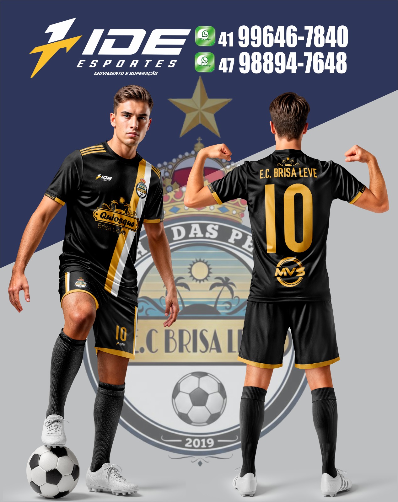 Linha E.C. Brisa Leve - Jogador Frente